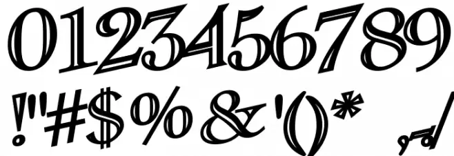 CasOpenOutaControlSSK Bold Font OTHER CHARS