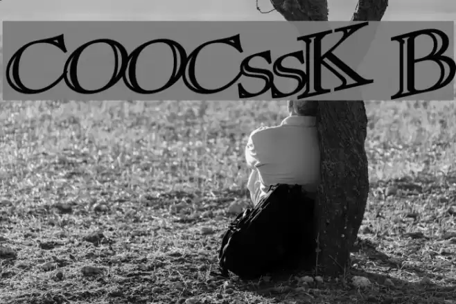 CasOpenOutaControlSSK Bold Font examples