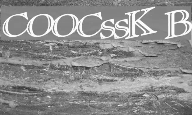 CasOpenOutaControlSSK Bold Font examples