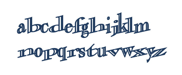 CasOpenOutaControlSSK Bold Lowercase