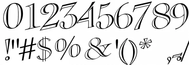 CasOpenOutaControlSSK Font OTHER CHARS