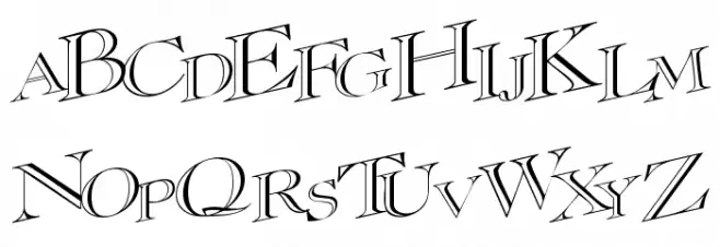 CasOpenOutaControlSSK Schriftart Groß