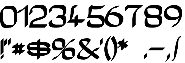 Casa Sans Fettig Bold Font OTHER CHARS