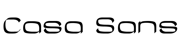 Casa Sans  नि: शुल्क फ़ॉन्ट्स डाउनलोड