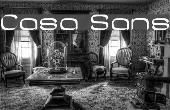 Casa Sans Font examples