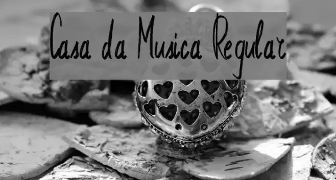 Casa da Musica Regular Font examples