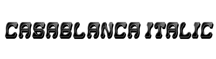 Casablanca Italic  フリーフォントのダウンロード