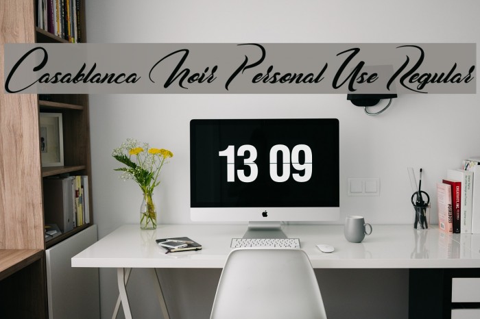Casablanca Noir Personal Use Regular Example 3