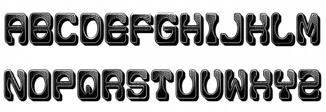 Casablanca Straight Regular Schriftart Groß