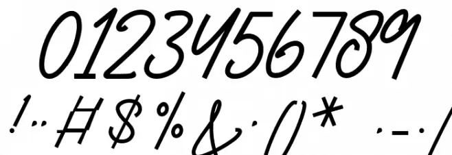 Casablanca Font OTHER CHARS