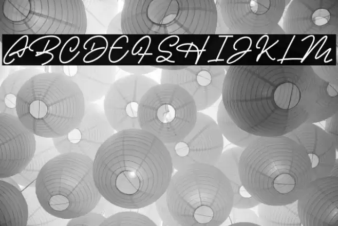 Casablanca Font examples