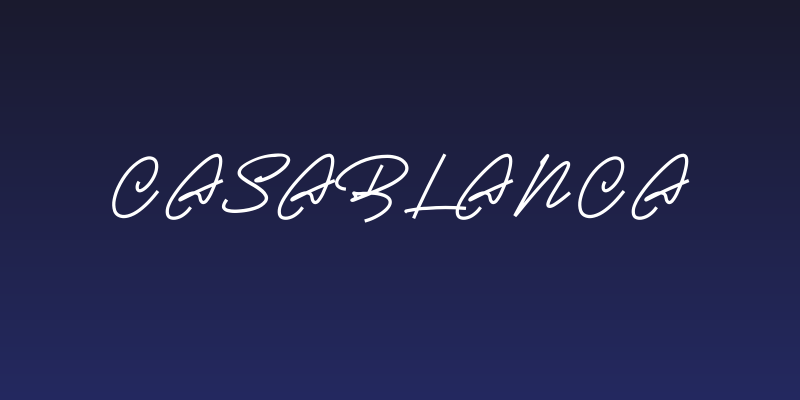 Casablanca Social Header
