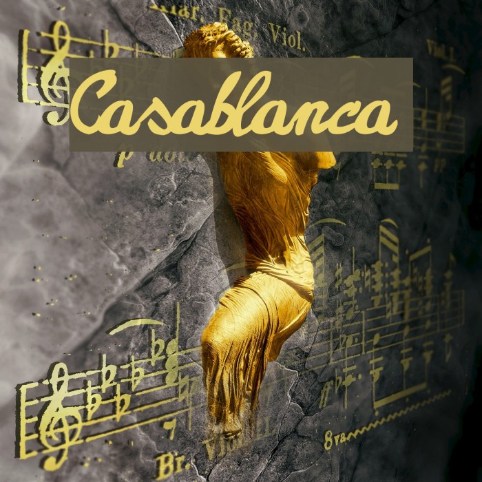Casablanca Font examples