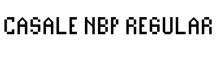 Casale NBP Regular  नि: शुल्क फ़ॉन्ट्स डाउनलोड