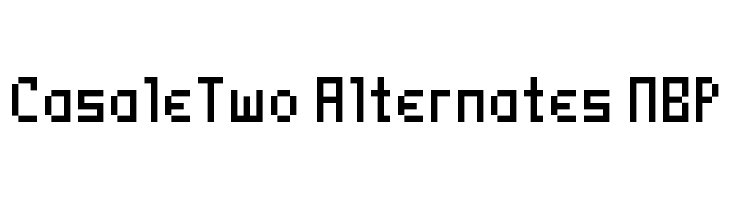 CasaleTwo Alternates NBP Font