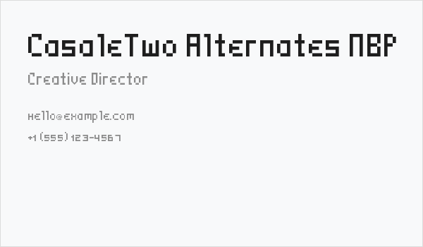 CasaleTwo Alternates NBP Business Card