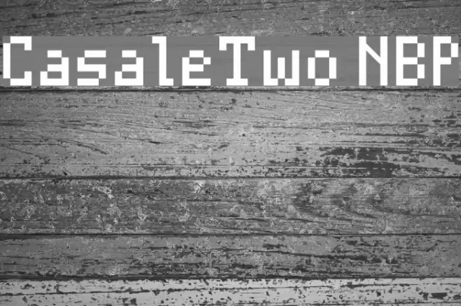 CasaleTwo NBP Font examples