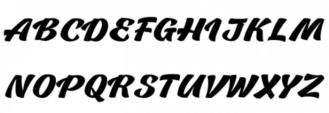 Casat Cap Bold PERSONAL USE Font UPPERCASE