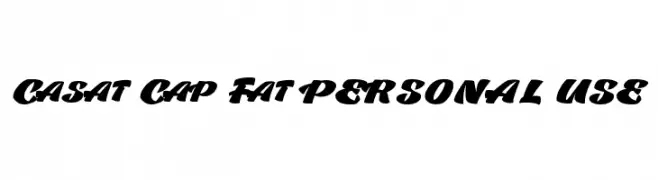 Casat Cap Fat PERSONAL USE  les polices de caractères gratuit tlcharger