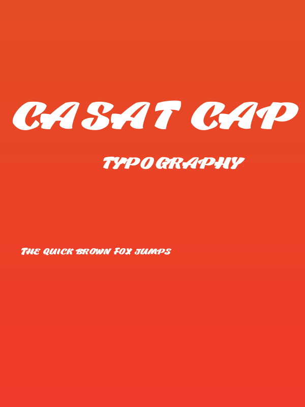 Casat Cap Fat PERSONAL USE Poster