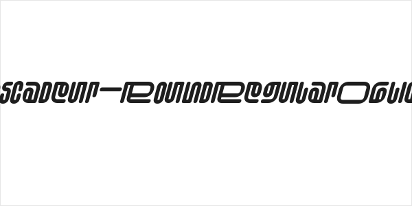 Cascadeur-RoundRegularOblique Logo