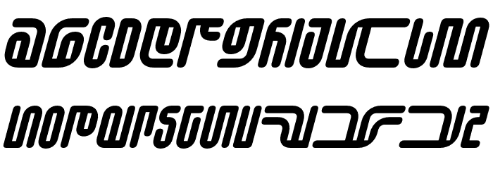 Cascadeur-RoundRegularOblique Font LOWERCASE