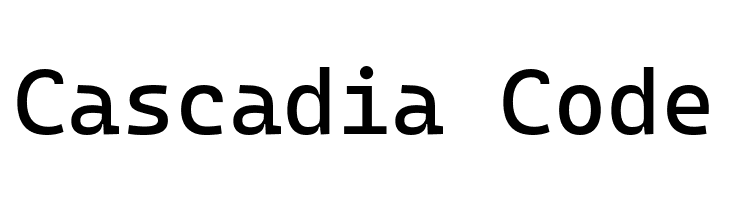 Cascadia Code  Free Fonts Download