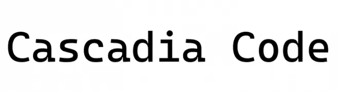 Cascadia Code  フリーフォントのダウンロード