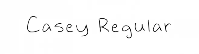 Casey Regular Fonte