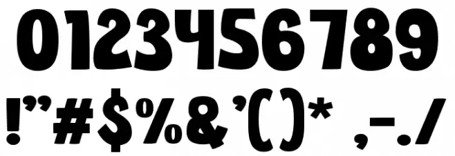 Cash-Plank フォント その他の文字