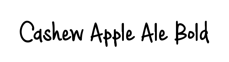Cashew Apple Ale Bold Font