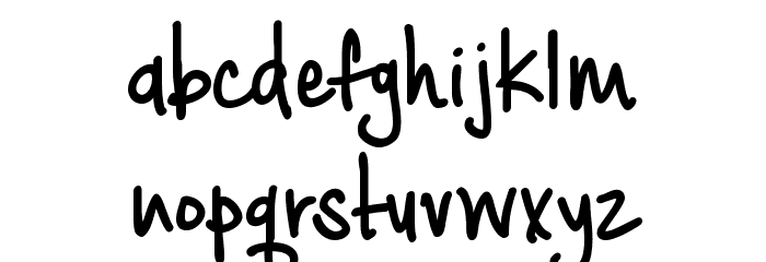 Cashew Apple Ale Bold Font LOWERCASE