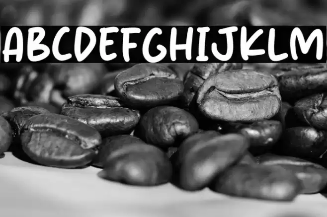 Cashew Nut Font examples