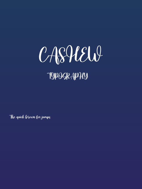 Cashew Poster
