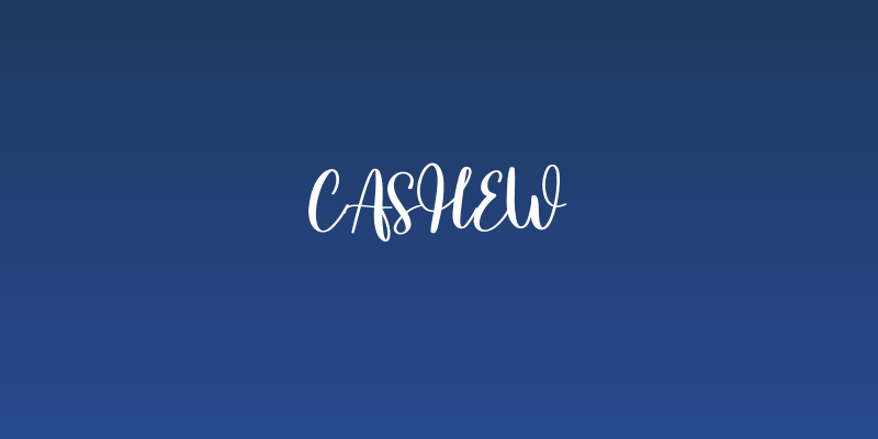 Cashew Social Header