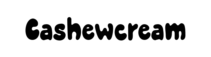 Cashewcream  Free Fonts Download