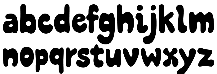 Cashewcream Font LOWERCASE