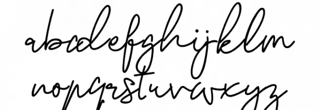 Cashews Caratteri MINUSCOLO