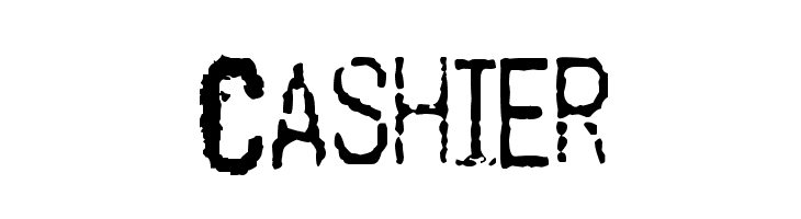 Cashier  नि: शुल्क फ़ॉन्ट्स डाउनलोड