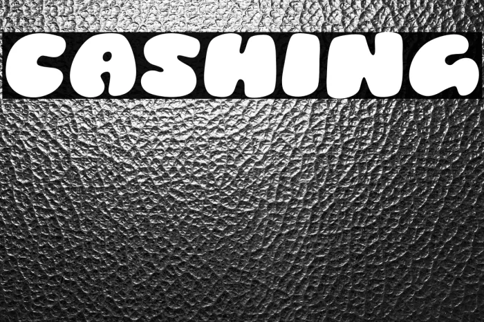 Cashing Example 2