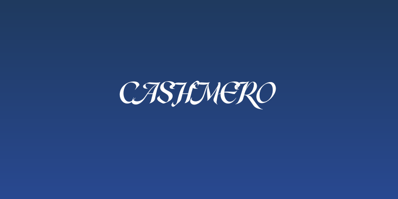 Cashmero Social Header