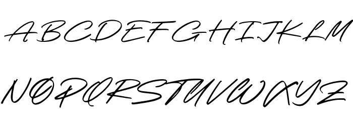 Cashrole Schriftart Groß