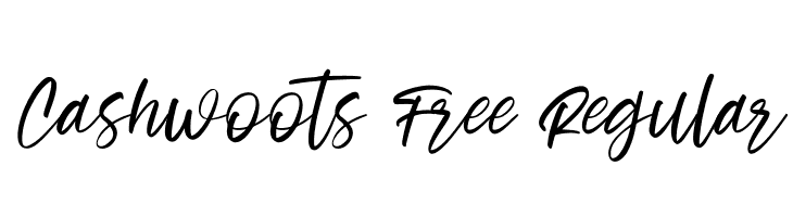 Cashwoots Free Regular  フリーフォントのダウンロード