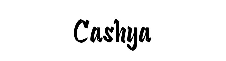 Cashya  नि: शुल्क फ़ॉन्ट्स डाउनलोड