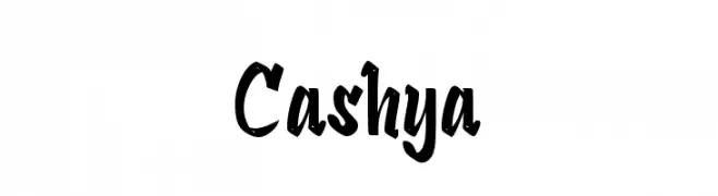 Cashya  Frei Schriftart Herunterladen