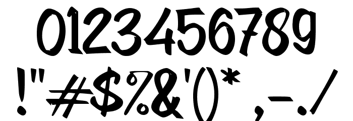 Cashya Font OTHER CHARS