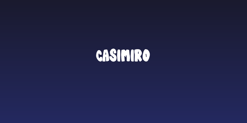 Casimiro Social Header