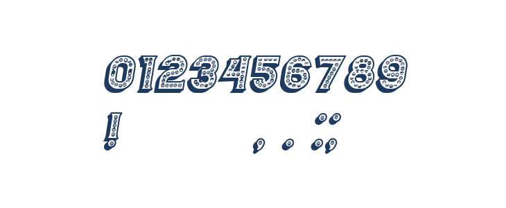 Casino 3D Marquee Italic Other Characters