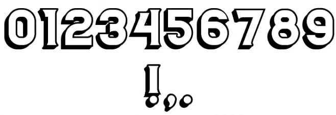 Casino 3D Regular Font OTHER CHARS