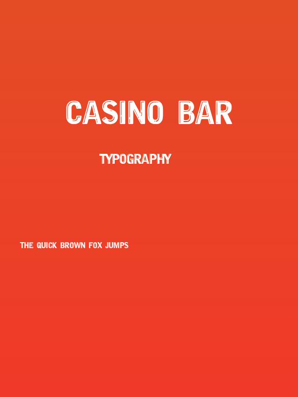 Casino Bar Poster